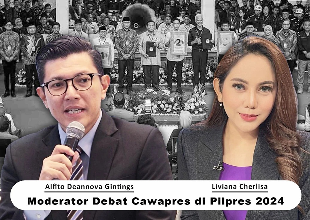 Profil Alfito Deannova dan Liviana Cherlisa, Moderator Debat Perdana Cawapres