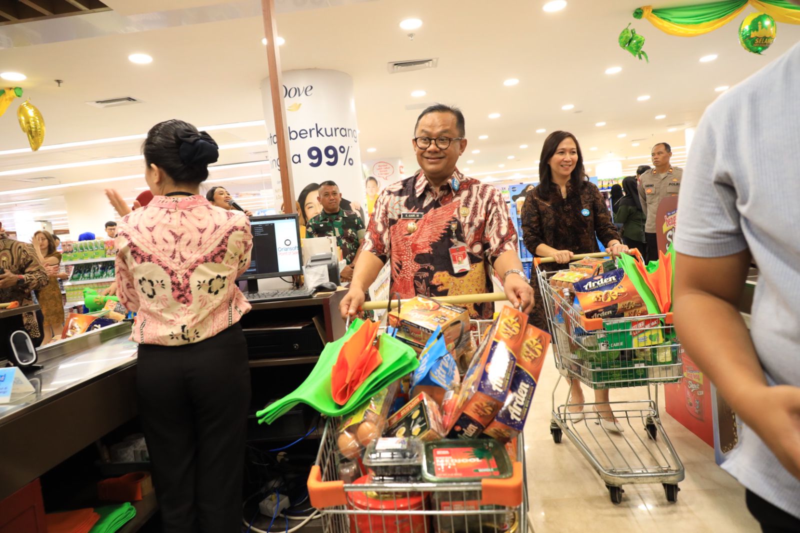 Pembukaan Diamond Supermarket, Pj Wali Kota Bekasi Sampaikan Pertumbuhan Ekonomi Meroket