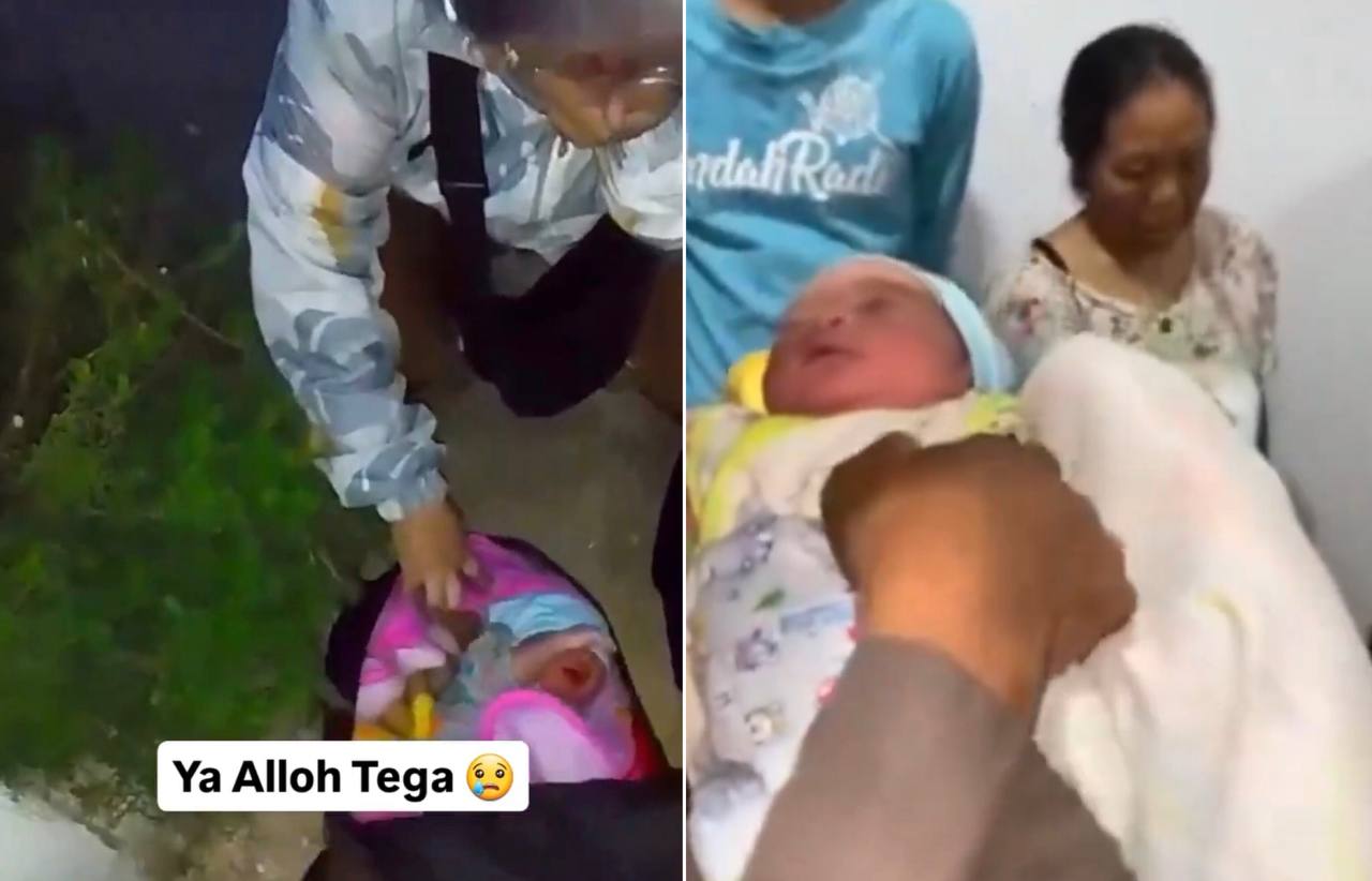 Pilu! Penemuan Bayi di Dalam Tas Tertutup Gemparkan Warga Selacau