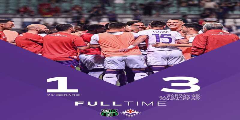 Hasil Pertandingan Sassuolo Vs Fiorentina Di Liga Italia, Head To Head ...