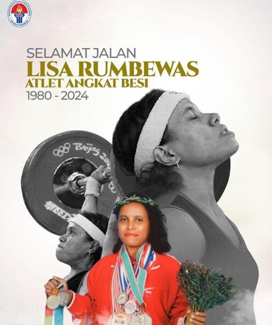 Indonesia Berduka! Lisa Raema Rumbewas, Atlet Lifter Peraih 3 Medali Olimpiade Meninggal Dunia