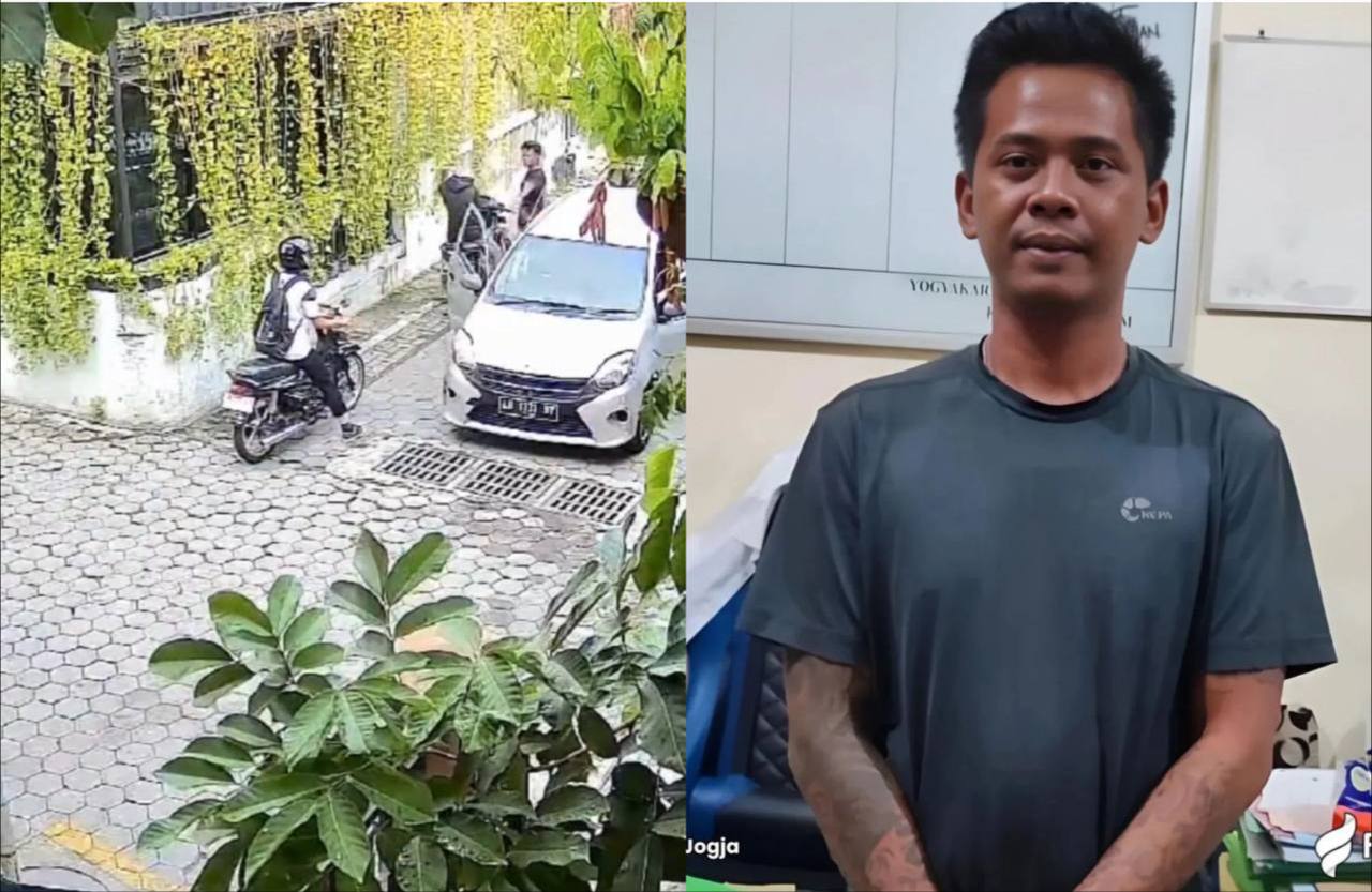 Pengemudi Mobil Arogan yang Pukul dan Buang Kunci Pemotor Ditangkap, Ternyata Mobil Pinjam dari Tetangga