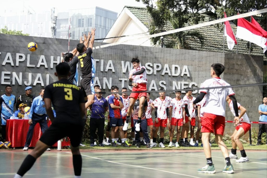 Pertandingan Persahabatan Paspam PM Kamboja vs Paspampres RI Menutup Program Latihan di bawah PBVSI