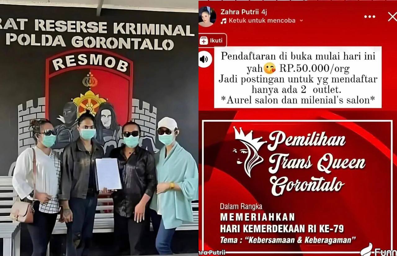 Viral! Pemilihan Trans Queen Gorontalo 2024 Gegerkan Publik, Acara Dibatalkan Usai Panitia Dipanggil Polisi