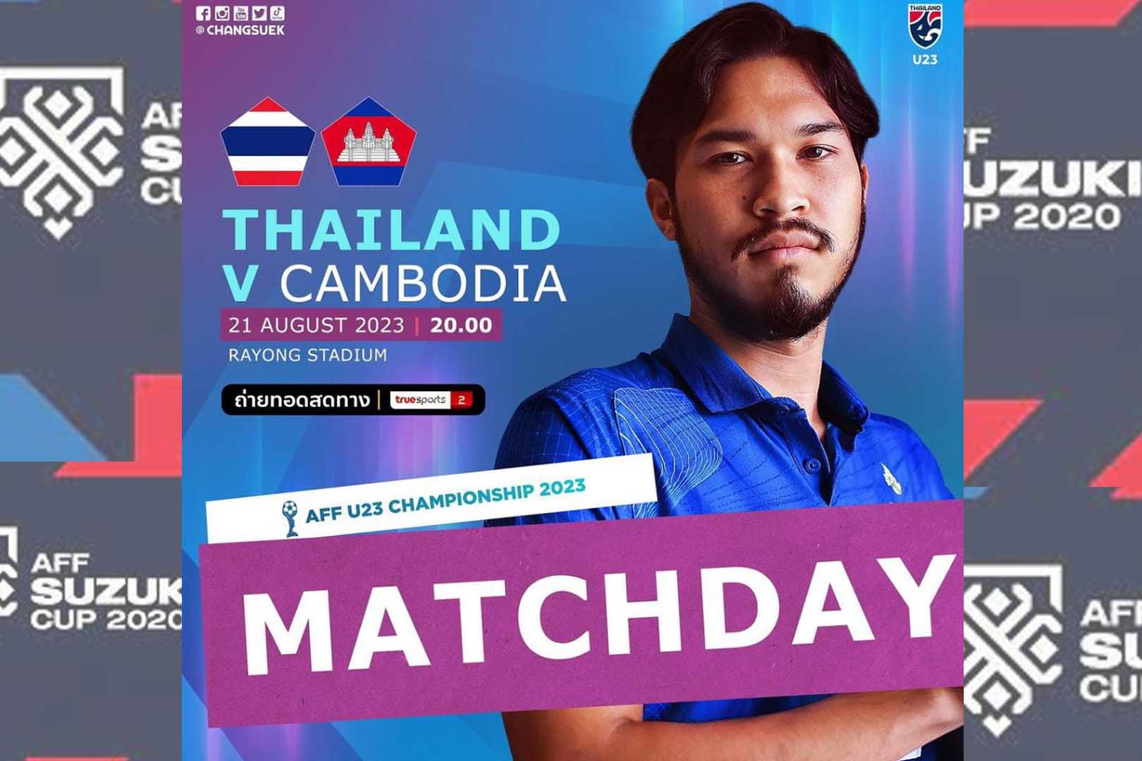 Piala AFF U23: Thailand Vs Kamboja 21 Agustus 2023, Head To Head dan Link Streaming
