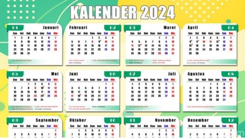 Kalender Tahun 2024 Sama Persis dengan Kalender 1996, Simak Fakta dan Penjelasannya!