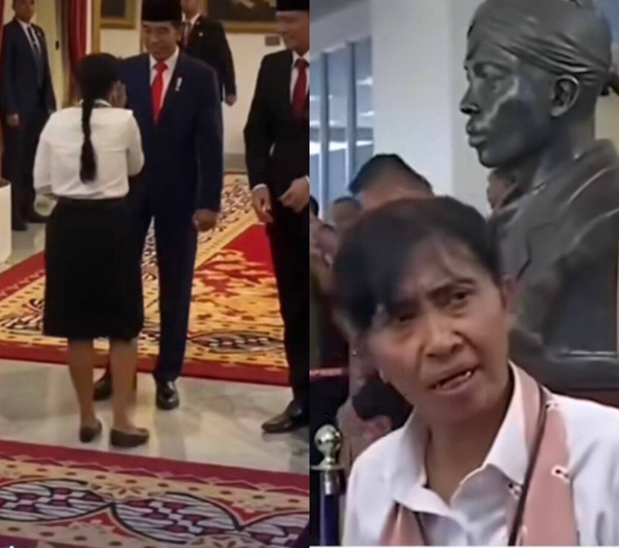 Sosoknya Viral Saat Bebas Temui Presiden Jokowi Tanpa Dihadang Paspampres, Siapa Sebenarnya Erlin Suastini?
