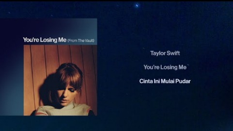 Lirik Lagu You're Losing Me - Taylor Swift yang Trending di Spotify Lengkap dengan Terjemahan 