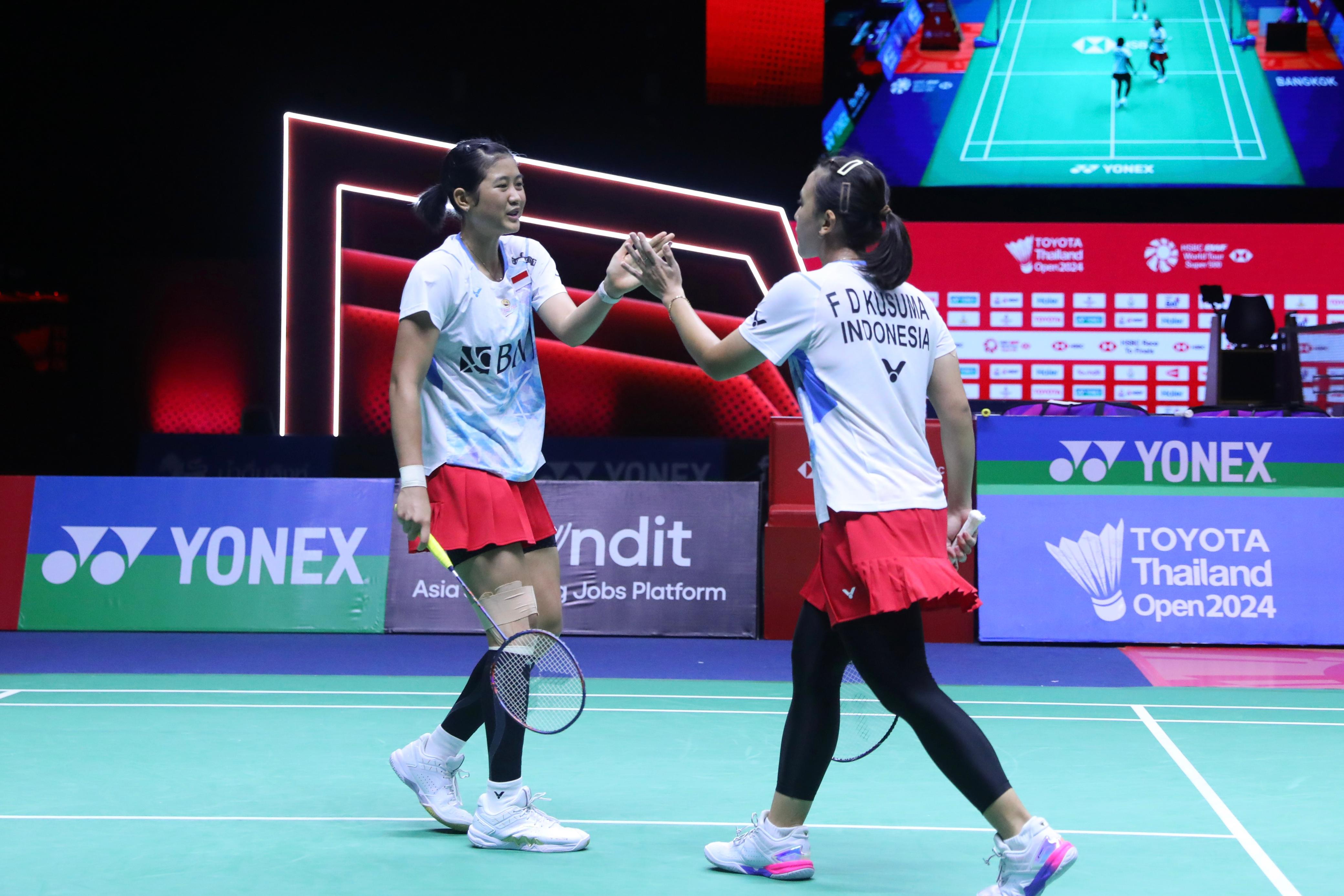 Hasil Thailand Open 2024: Ana/Tiwi Jadi Satu-satunya Wakil Indonesia yang Lolos ke Final