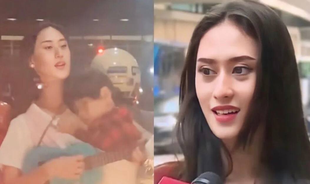 Sempat Viral, Begini Pengakuan Pengamen Cantik yang Bekerja Sambil Jaga Anak 