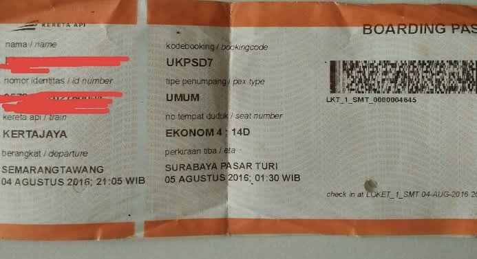 WASPADA! Tiket Kereta Palsu Beredar