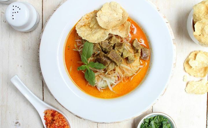 Resep Lontong Laksa Daging Sapi: Gurih dan Mudah Dibuat, Beri Perasaan Jeruk Nipis Makin Segar