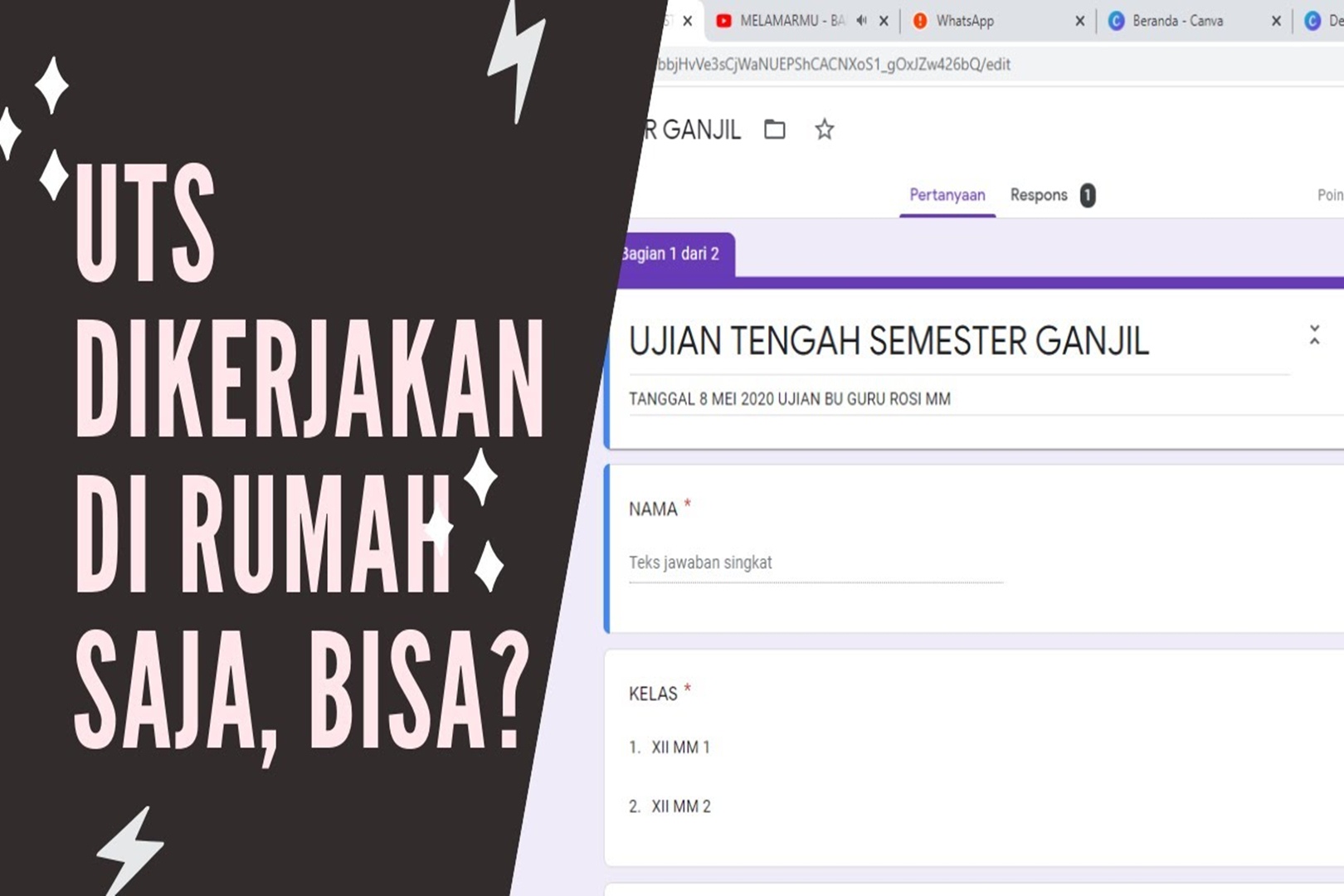 Menguji Kesetiaan Mahasiswa Melalui Ujian Kesetiaan Google Form