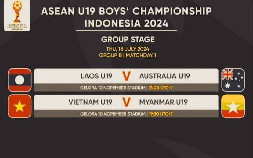Link Live Streaming ASEAN U19 Boys Championship 2024 Timnas Laos vs Australia 18 Juli 2024