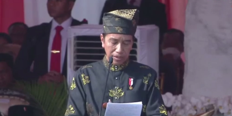 Pimpin Upacara Hari Lahir Pancasila, Jokowi Terima Gelar Adat Deli