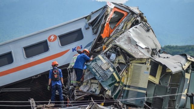 Fakta-Fakta Kecelakaan Adu Banteng KA Turangga Dengan Kereta Lokal ...