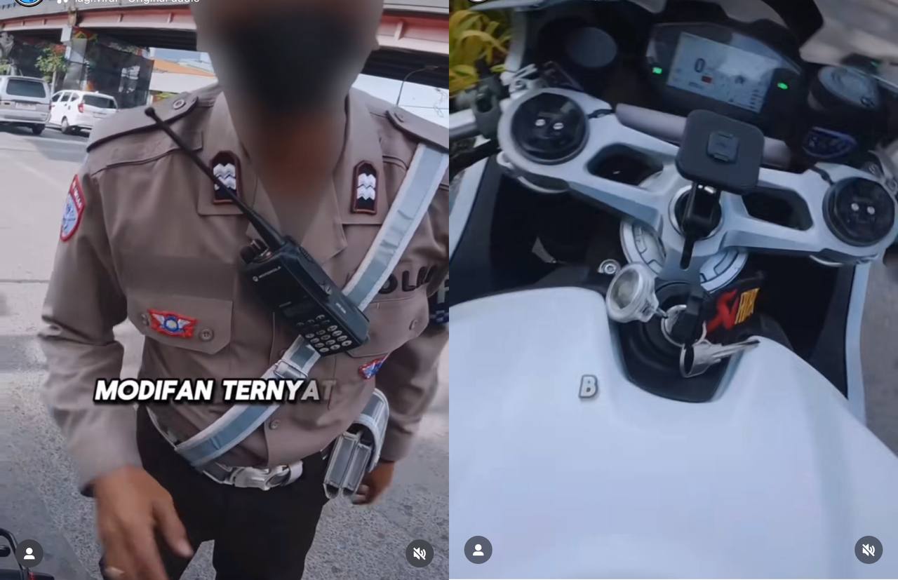 Viral! Dikira Motor Modifan dan Pakai Knalpot Brong, Begini Reaksi Polisi Saat Tahu Ducati 950cc