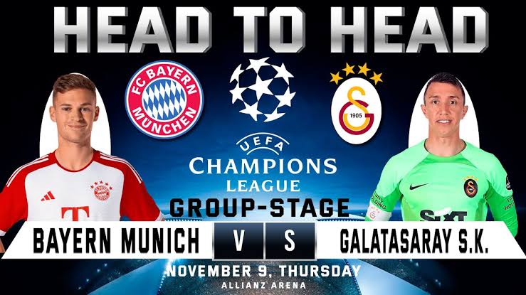 Prediksi Bayern Munchen Vs Galatasaray Liga Champions 2023-2024 Matchday 4, H2H Serta Link Nonton