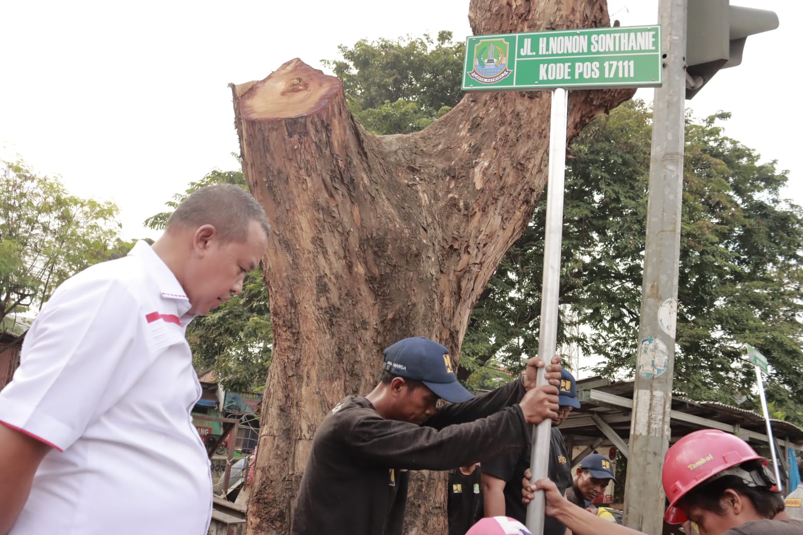 Pemerintah Kota Bekasi Ubah Nama Jl. Baru Underpas Menjadi Jl. H. Nonon Sonthanie