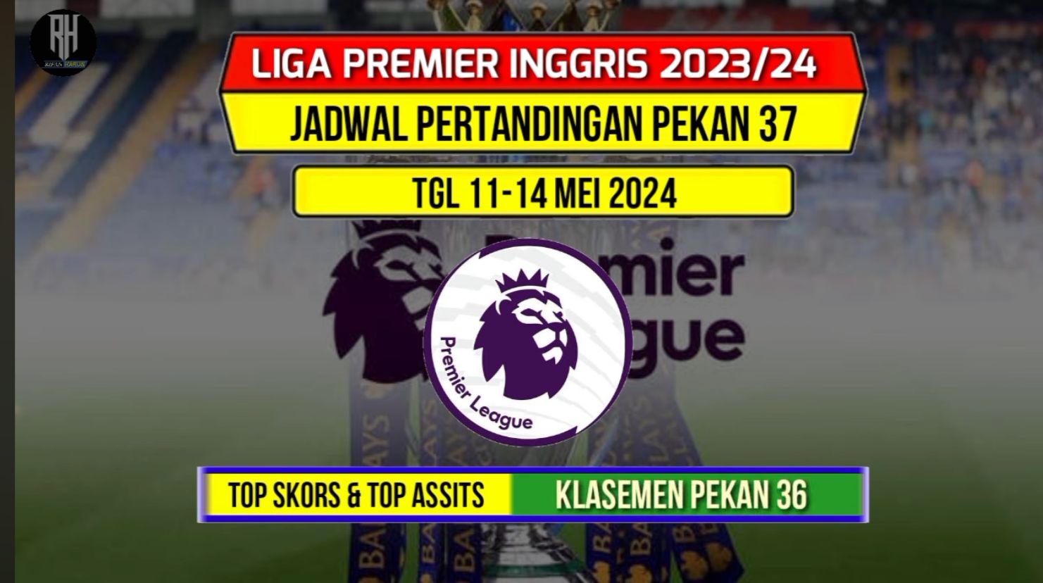 Jadwal Liga Inggris 2023-2024 Matchday 37, Ada Duel MU vs Arsenal dan Aston Villa vs Liverpool