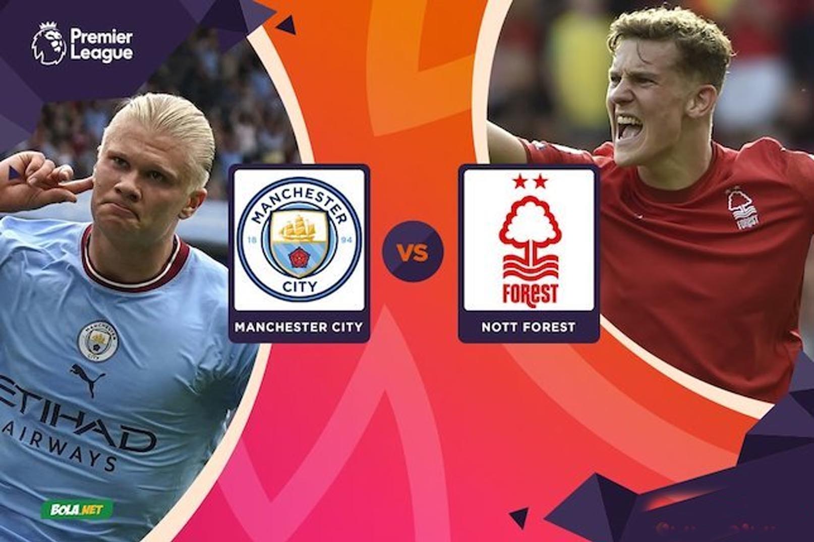 Liga Inggris 2023/24: Manchester City Vs Nottingham Forest Pekan 6, H2H Serta Link Streaming