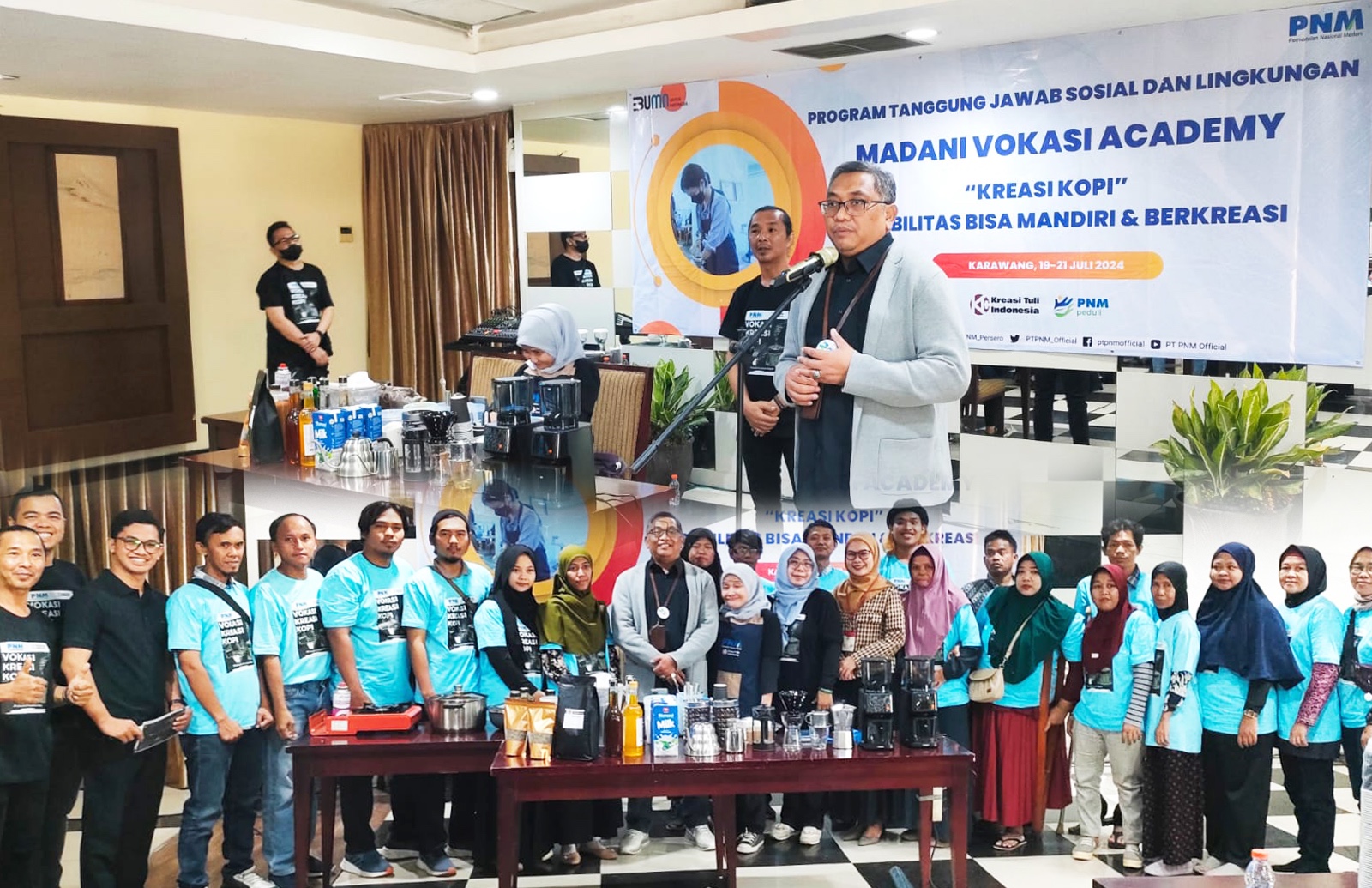 PNM Luncurkan Madani Vokasi Academy, Latih Disabilitas Kreasikan Kopi