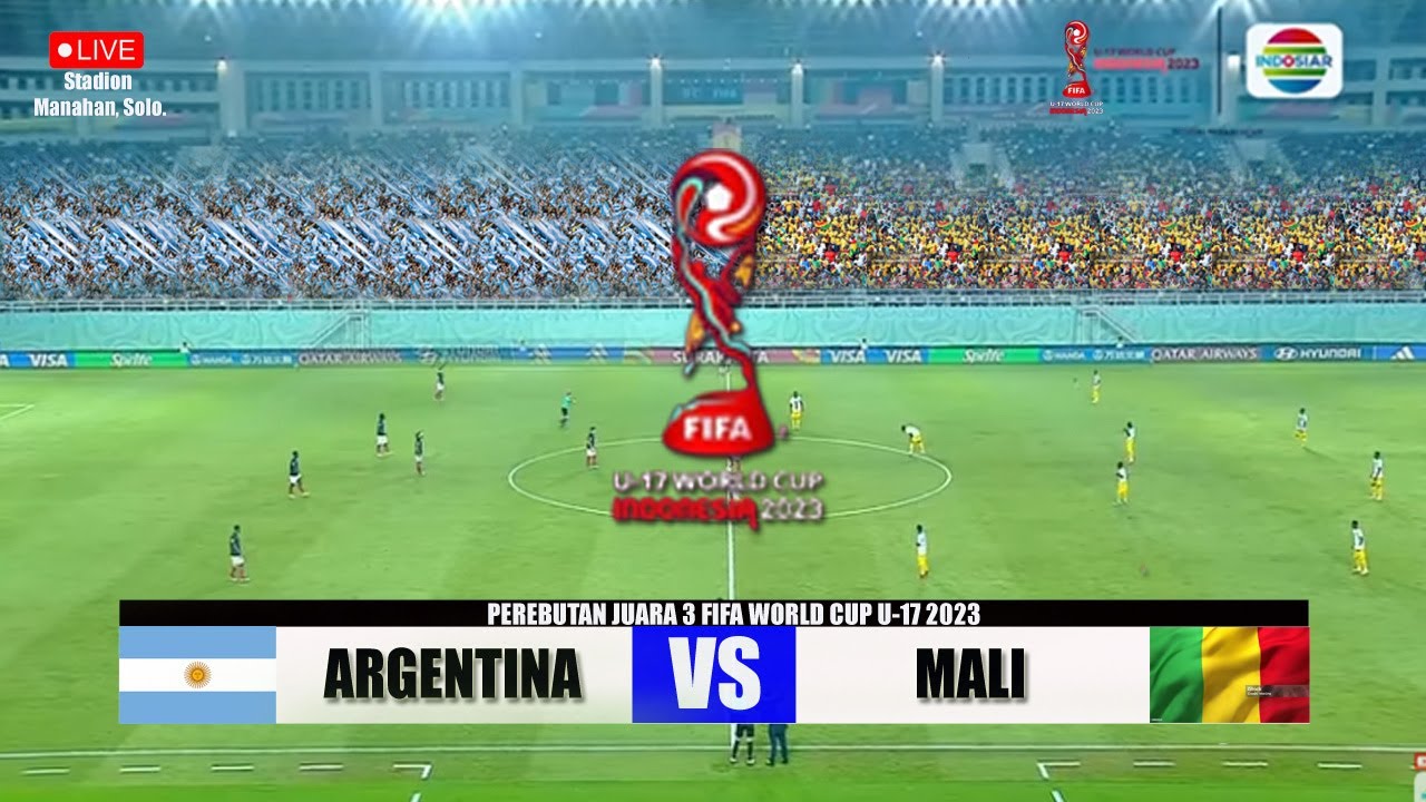 Piala Dunia U-17: Argentina Vs Mali Babak Playoff 1 Desember 2023, Prediksi, H2H Serta Link Streaming