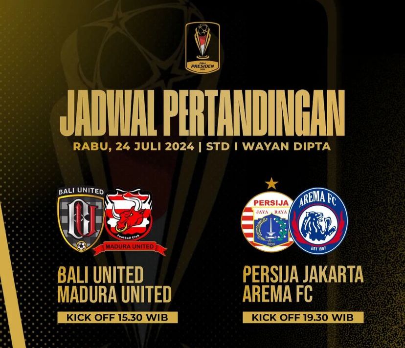 Jelang Piala Presiden 2024, Inilah Statistik Pertemuan Terakhir Persija Jakarta vs Arema FC