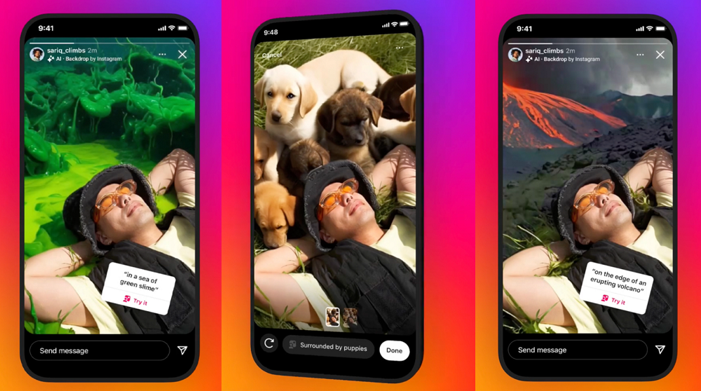 Keren! Instagram Hadirkan Tools AI Backdrop untuk Ganti Background di Fitur Stories