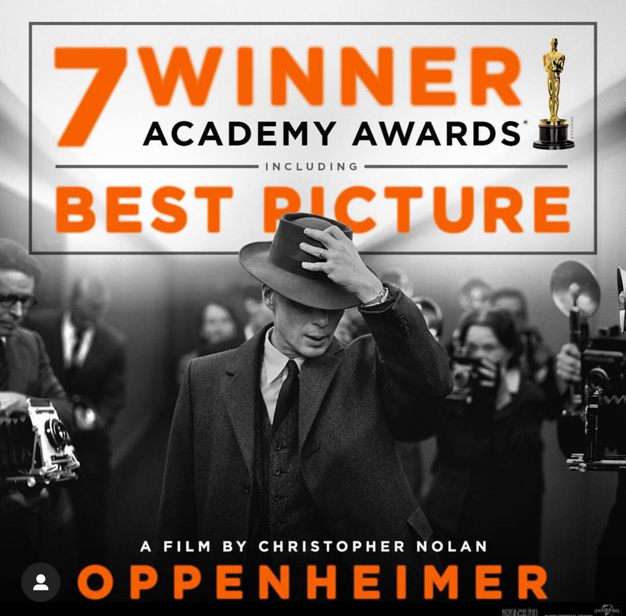 Film Oppenheimer Borong Penghargaan di OSCAR 2024 dari Best Picture Hingga Film Terbaik