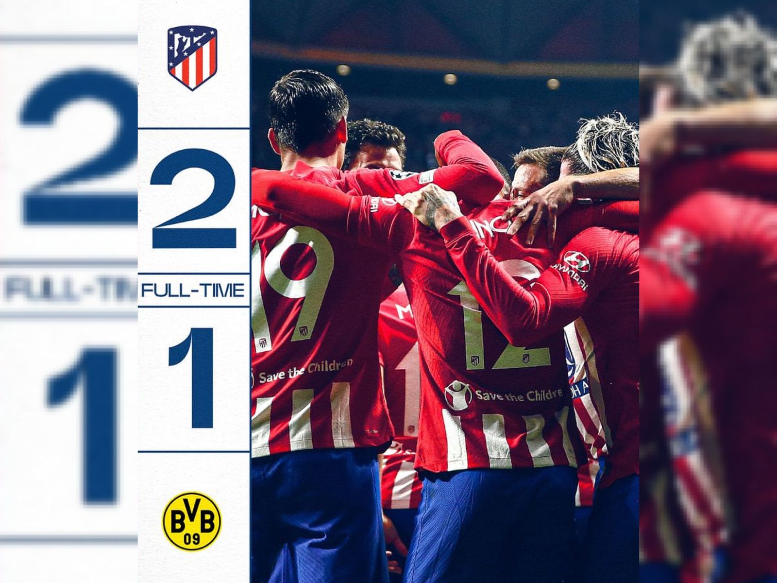 Hasil Liga Champions Leg 1: Atletico Madrid Taklukkan Borussia Dortmund 2-1