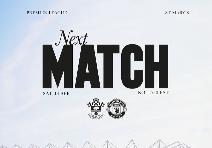 Link Live Streaming Southampton vs Manhester United 14 September 2024, Amunisi Baru The Red Devils 