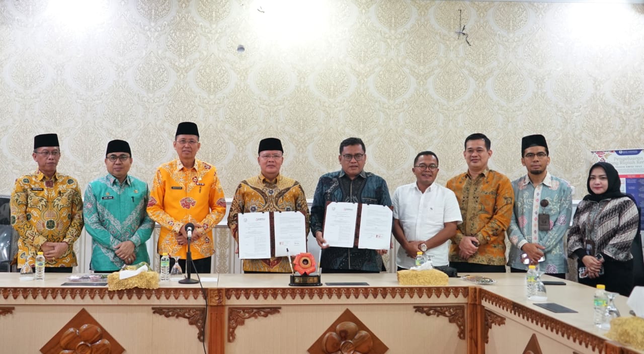 Realisasi Pajak Kendaraan Bermotor Tertinggi Nasional, Gubernur Teken Naskah Perjanjian Hibah Daerah untuk Tahapan Pemilu 