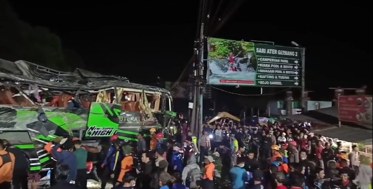 Bongkar Mesin, Polisi Periksa Bus Rombongan SMK Lingga Kencana, Ini Hasilnya 