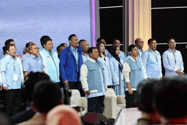 Wajah Baru Pendukung Prabowo-Gibran yang Hadir di Final Debat Capres 2024 