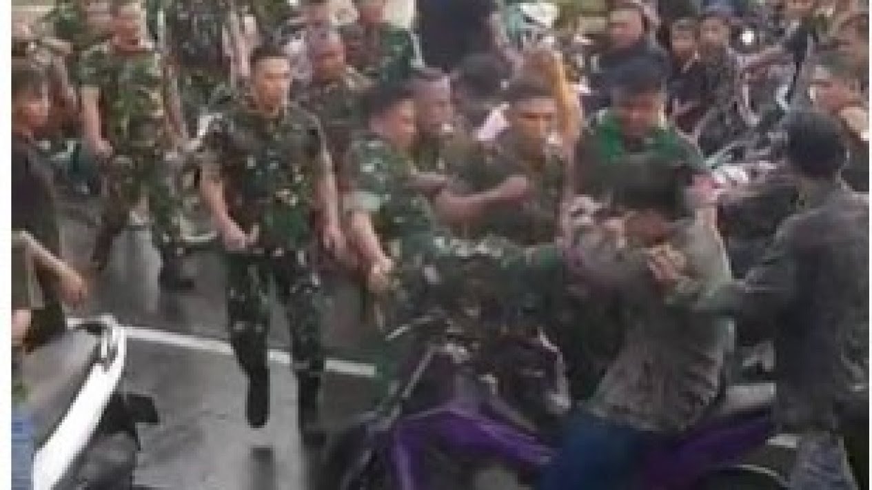 Oknum TNI Terpancing Emosi, Ini Kronologi Kericuhan di Depan Kodam XIII Merdeka Manado