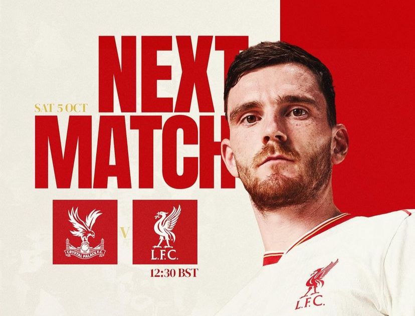 Link Live Streaming Crystal Palace vs Liverpool 5 Oktober 2024, Misi Balas Dendam The Reds