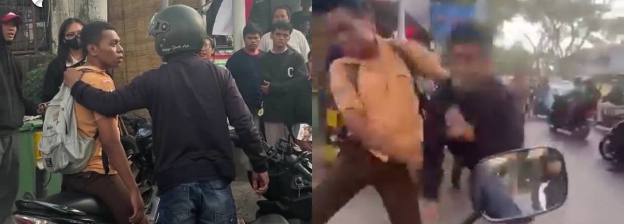 Viral! Seorang Pelajar Mabuk Pelaku Tabrak Lari di Bali, Akhirnya Ambruk Usai Baku Hantam