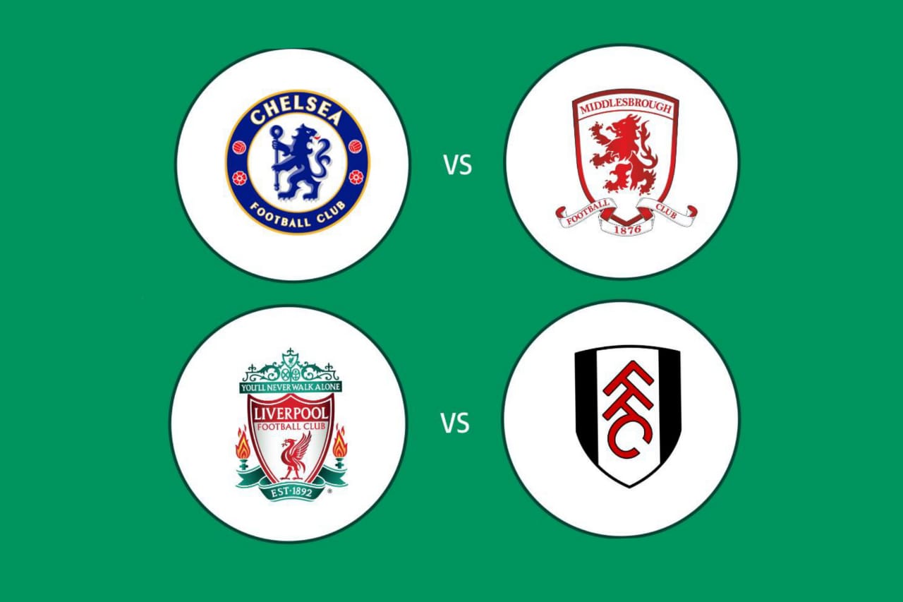 Jadwal Semifinal Carabao Cup 2023-24 Leg 2 Chelsea vs Middlesbrough, Liverpool vs Fulham