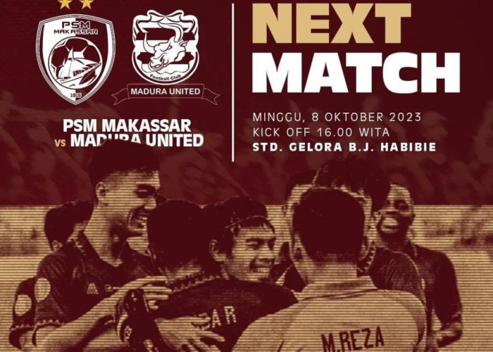 BRI Liga 1: PSM Makassar Vs Madura United Matchday 15, Jadwal, H2H, Prediksi Susunan Pemain