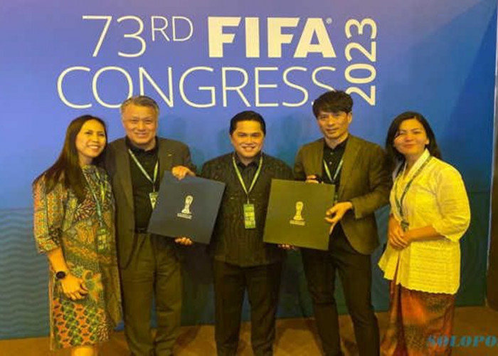 Biding Piala Dunia 2034, Erick Thohir : Indonesia Masih Diajak Jadi Tuan Rumah Bersama