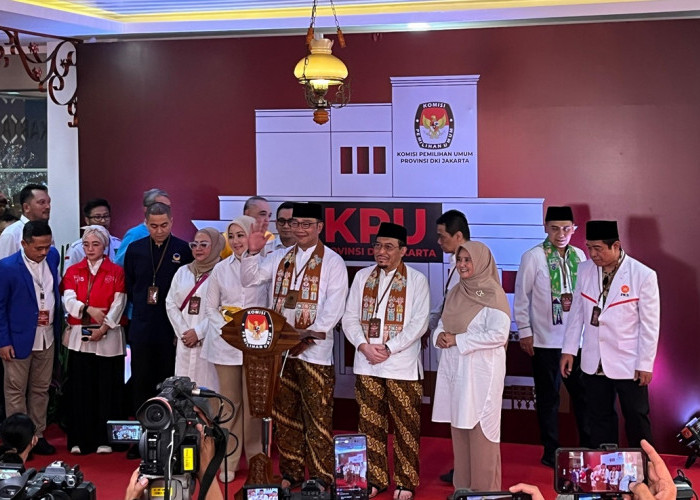 Resmi Daftar Pilkada Jakarta 2024, Pasangan Ridwan Kamil-Suswono Umumkan Duet Rido 