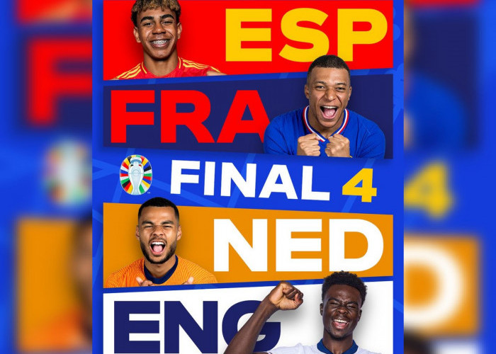 Jadwal dan Link Streaming Semifinal Euro 2024 Spanyol vs Prancis dan Belanda vs Inggris