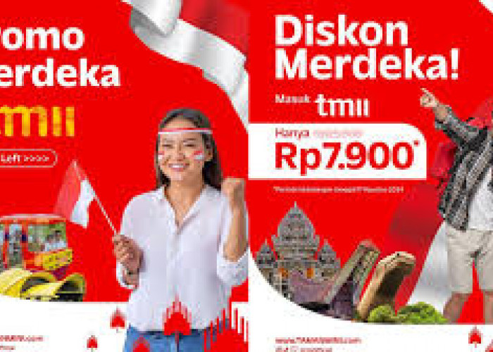 Dapatkan Promo di TMII 17-18 Agustus Pesta Rakyat, Tiket Masuk Gratis dan Naik Kereta Gantung Gratis 