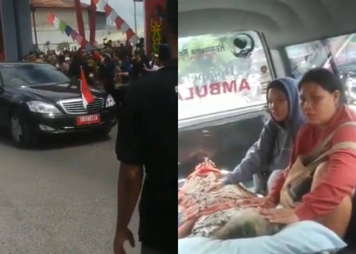 Miris! Mobil Ambulans yang Membawa Pasien Disetop dan Disuruh Matikan Sirine Hanya Demi Rombongan Jokowi Lewat