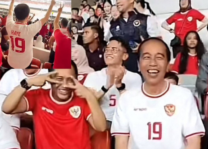 Jokowi Pakai Baju Thom Haye saat Nonton Laga Indonesia vs Arab Saudi, Ternyata Ini Alasannya