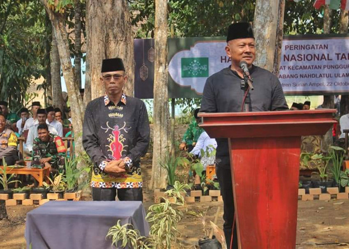 KBNU Lampung Tengah Semarakkan Hari Santri Nasional 