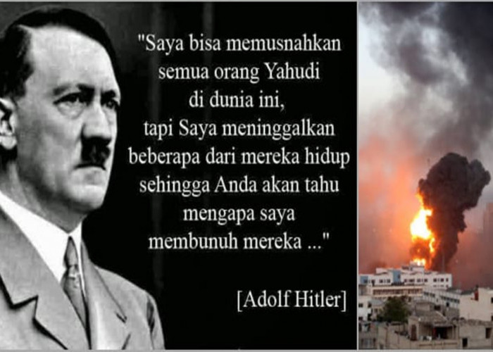 Pidato Hitler Soal Israel : Holocaust Musnahkan Yahudi yang Melegenda 