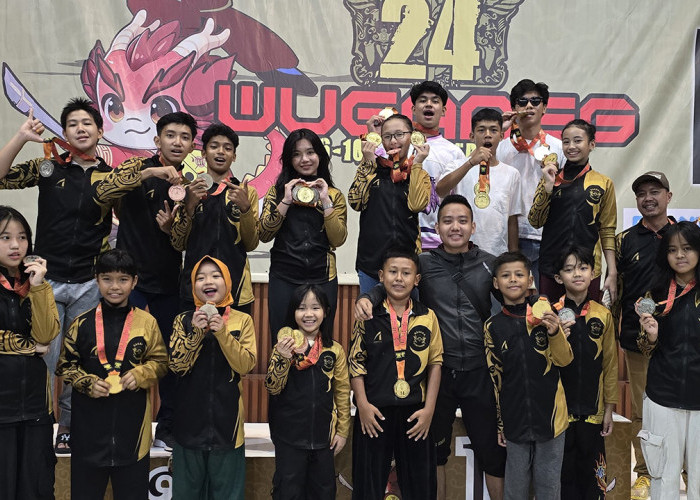 Wushu Saburai Lampung Luar Biasa Rebut Posisi 4 Besar Wugames UI