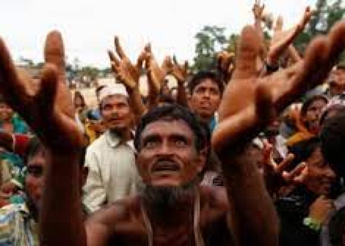 Mogok Makan! Ratusan Pengungsi Rohingya Tuntut Tempat Penampungan yang Layak